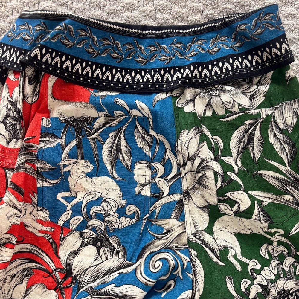 Agua Bendita Multicolor Floral High Waist Shorts - Picture 3 of 5